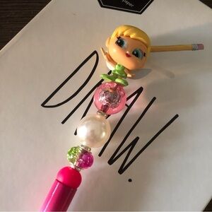 Disney Doorables: Peter Pan: Tinkerbell handmade beaded pen